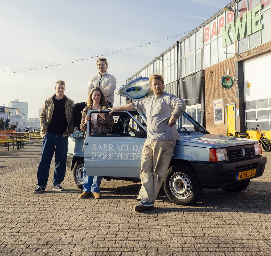 The four co-founders of Barracuda. | Barracuda: Fresh seafood, bold spirit in Amsterdam-North
