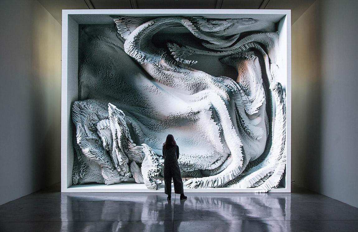 Refik Anadol, Melting Memories. | BRUSK: Impactful stories in brand-new art gallery