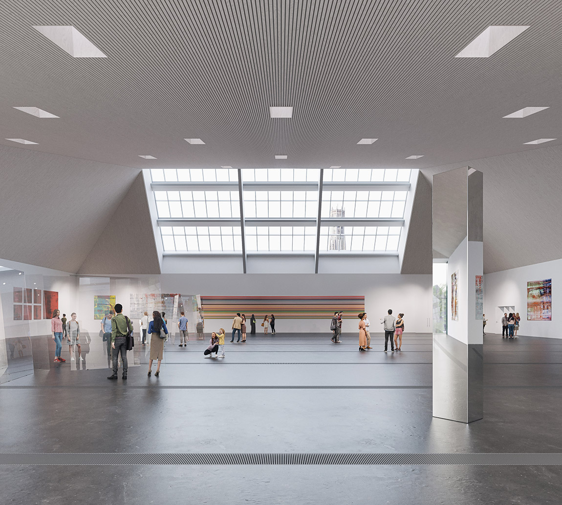 Render © Design - Robbrecht en Daem architecten & Olivier Salens architecten. Image by MakeMe | BRUSK: Impactful stories in brand-new art gallery