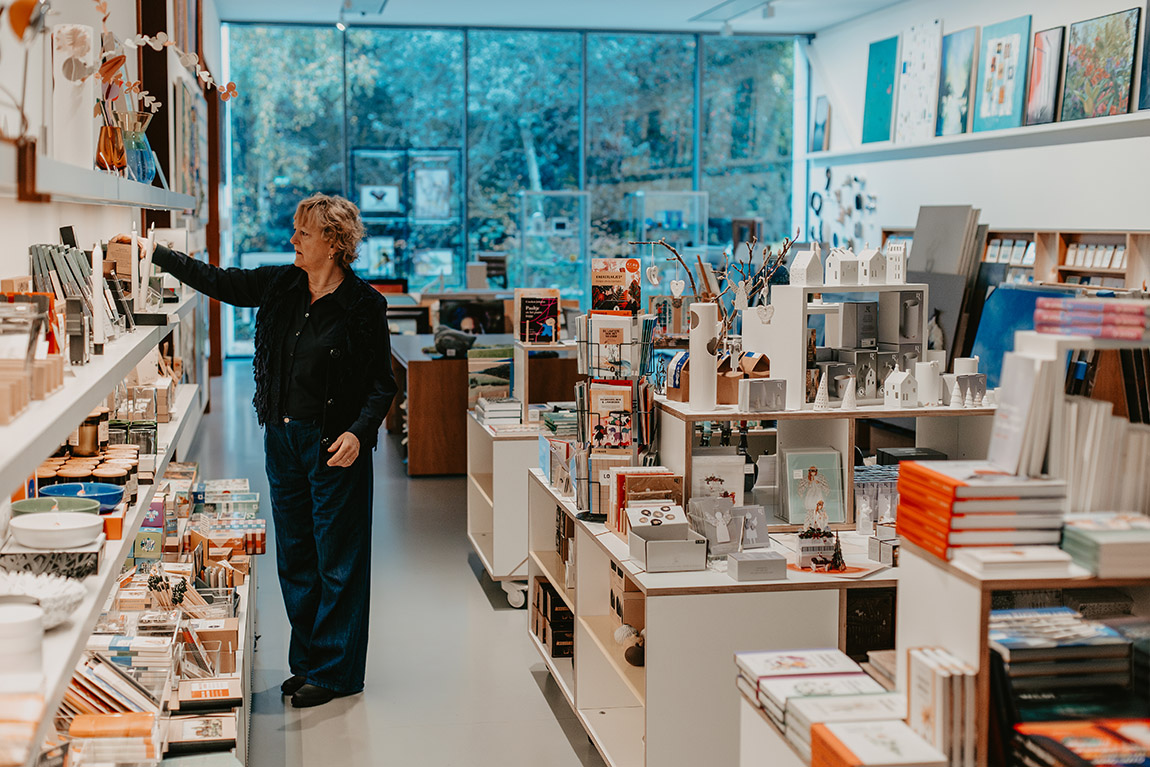 Museum shop. Photo: AnneLaureen Fotografie