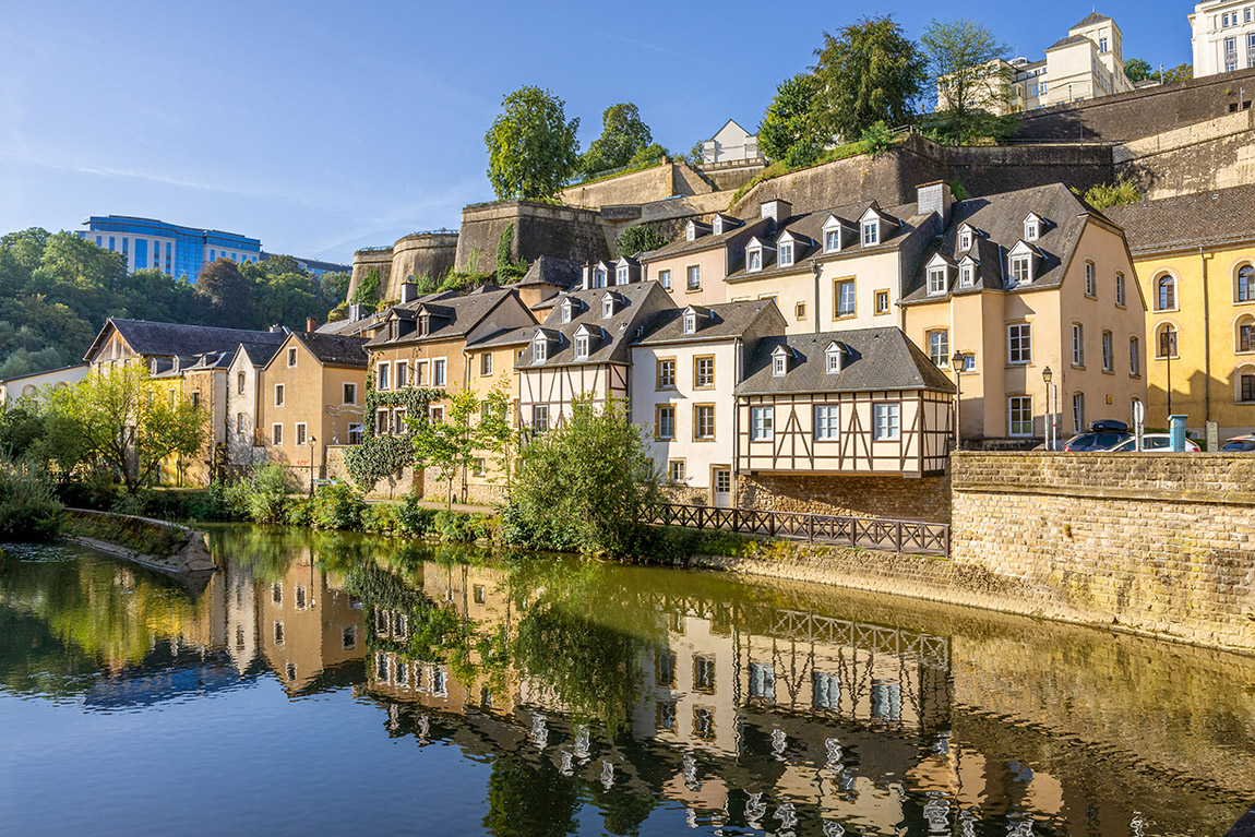 Grund district. Photo: Gilles van den Abeele | Luxembourg City: A surprising capital shaped by nature and history